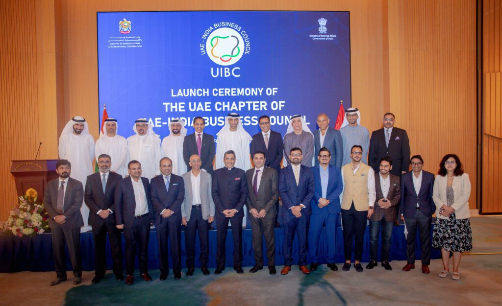 UAE Chapter of the UAE – India Business Council founded to enhance trade and investment between the two nations