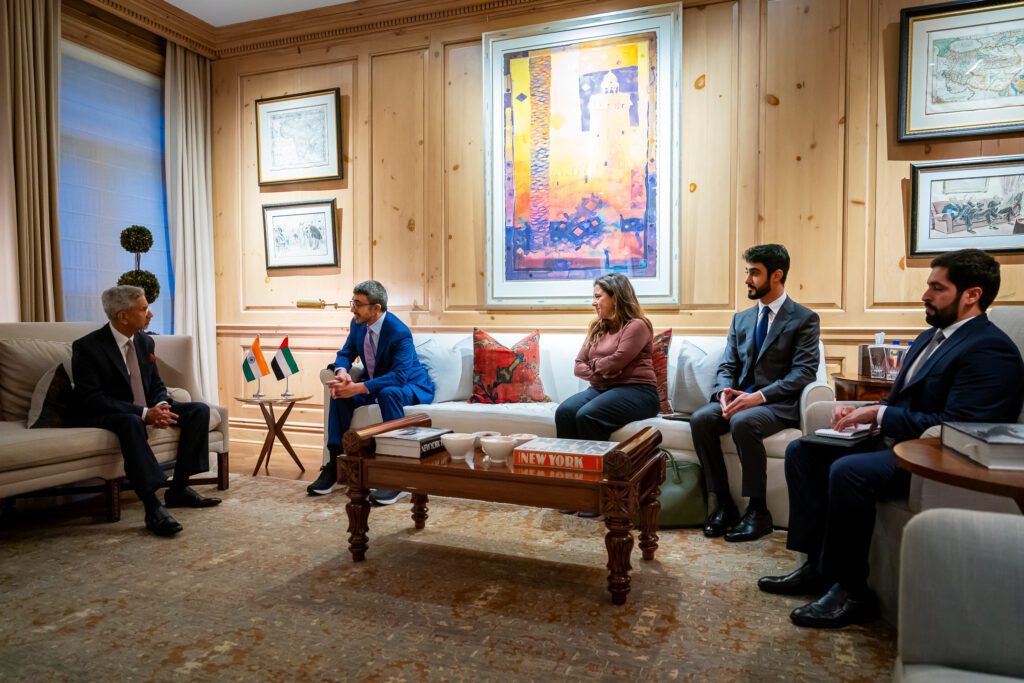 UAE and Indian Foreign Ministers Discuss Strategic Partnership in New York