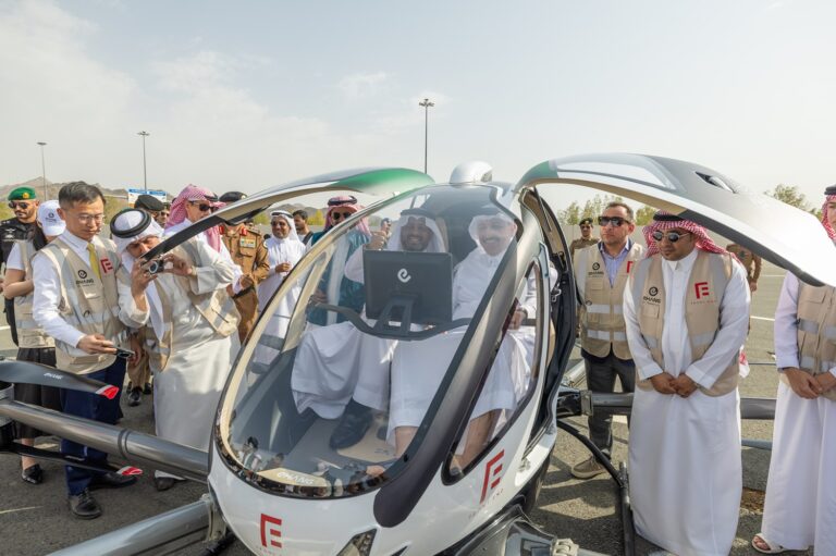 Front End Spearheads Historic Air Taxi Trial in Mecca