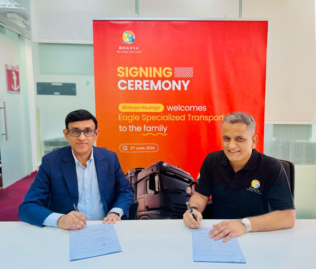 Bhavya Haulage Secures Full Ownership of Eagle Transport