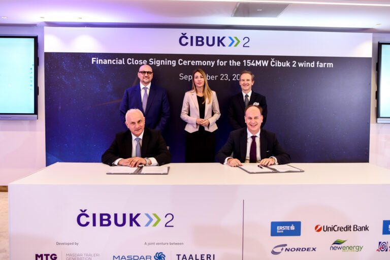 Masdar, Taaleri finalize Čibuk 2 funding