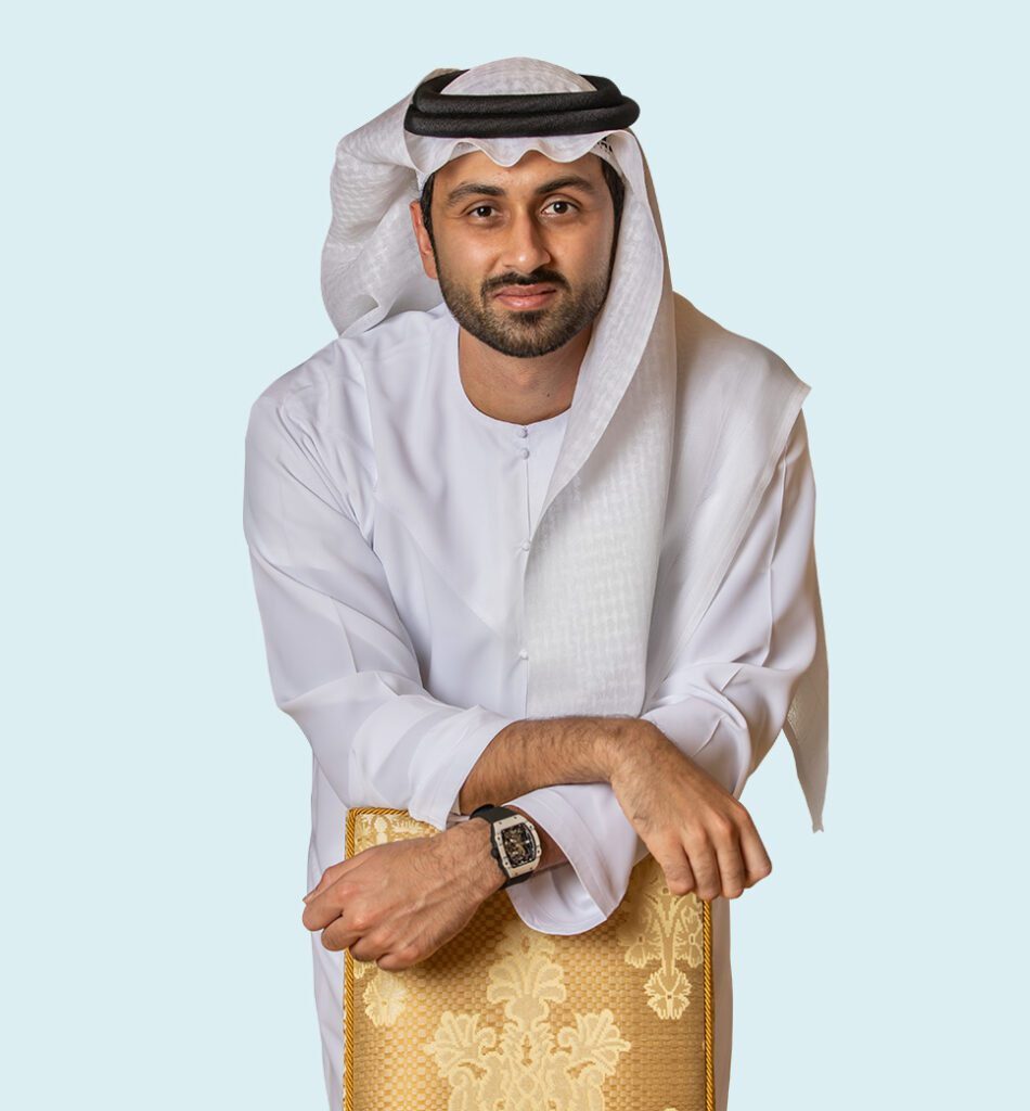 Portrait of Ali Sajwani in formal attire, representing his leadership in luxury real estate and innovation.