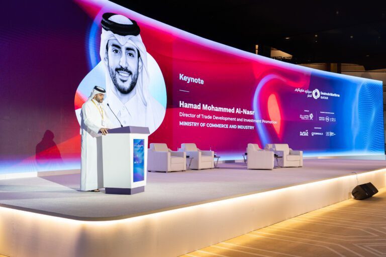 Hamad Mohammed Al-Nasr, Director of Trade Development and Investment Promotion, Ministry of Commerce and Industry delivered the official keynote address for Day 2 of the inaugural Seatrade Maritime Qatar event in Doha, Qatar stating that “This conference represents an opportunity to explore new areas of fruitful cooperation between Qatar and its global partners and is an opportunity to exchange knowledge and experiences and enhance cooperation, and will contribute to opening new opportunities between companies and institutions.”