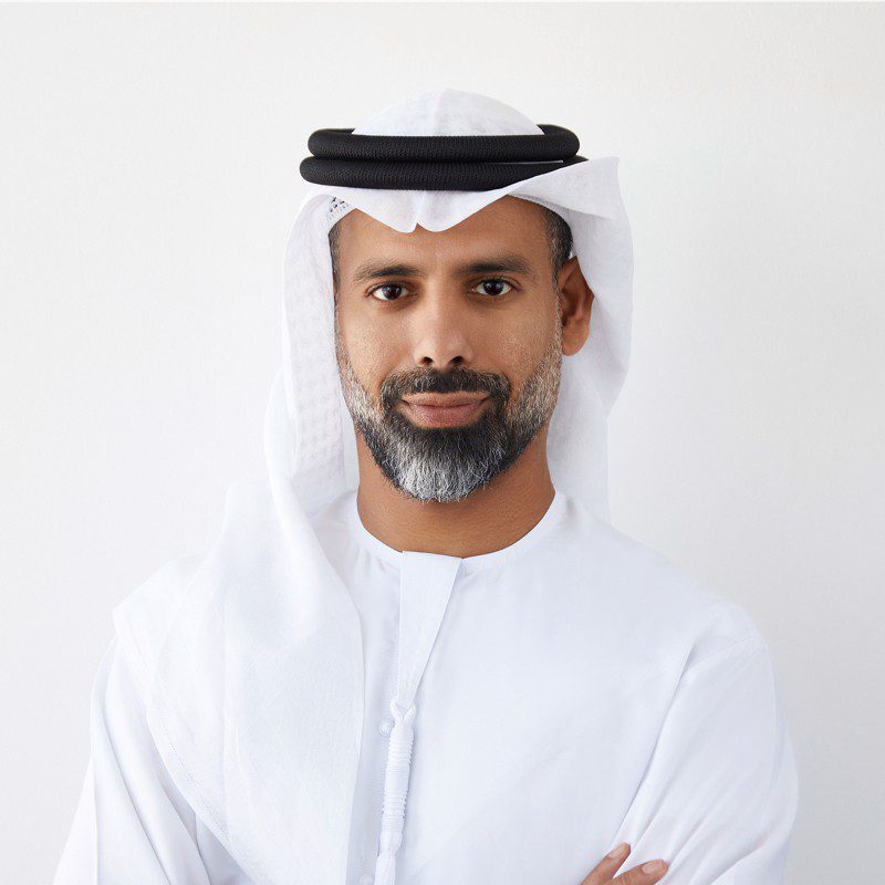 Portrait of Khalid Al Tayer in formal attire, representing his leadership and innovation in luxury retail.