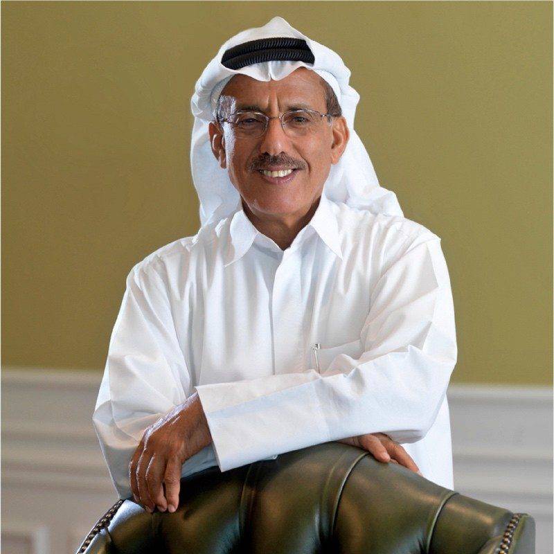 Portrait of Mohammed Bin Khalaf Al Habtoor in formal attire, representing his innovative leadership in luxury real estate and diversified industries.