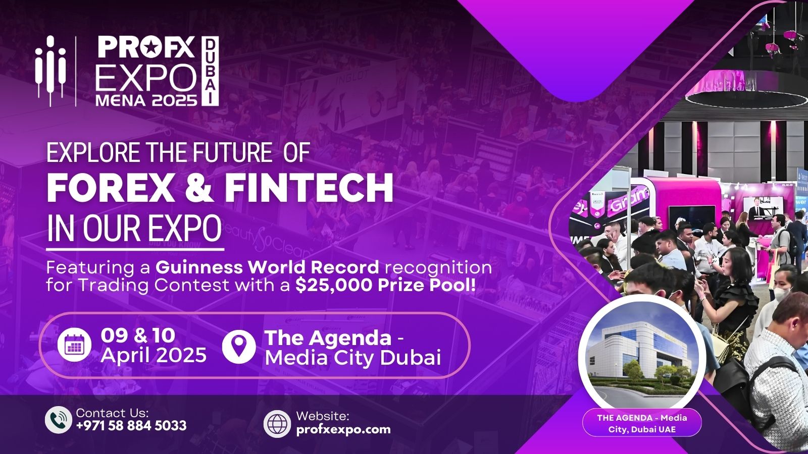 ProFX Expo MENA 2025 - Leading Forex, Fintech, and Crypto Event in Dubai
