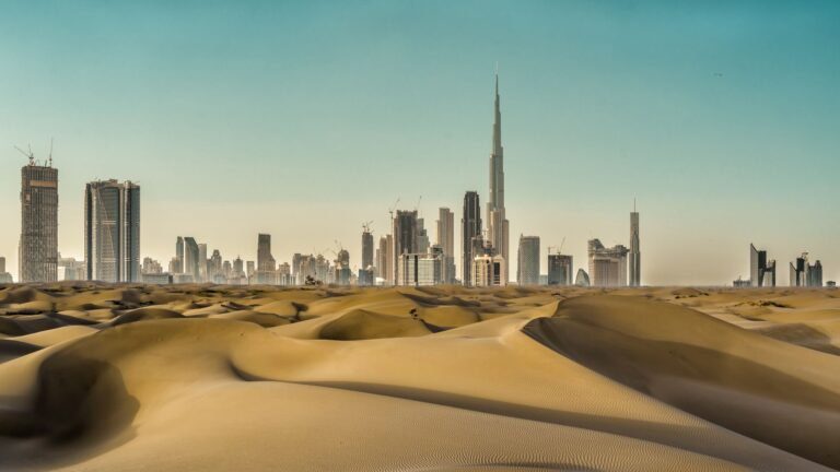 UAE skyline symbolizing the expected Eid Al Fitr holiday