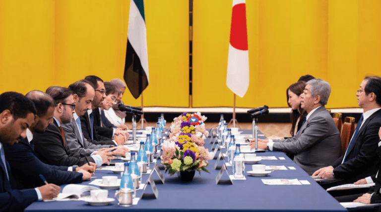 UAE and Japan Conduct Talks to Strengthen $49.6 BN Trade Relations