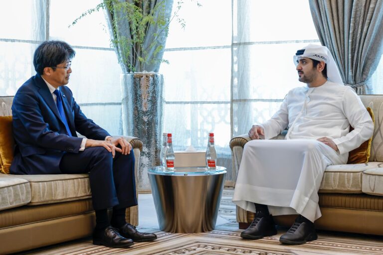 Sheikh Maktoum Bin Mohammed Meets Mizuho Financial Group CEO