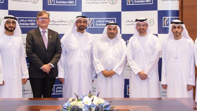 Dubai Land Department and Emirates NBD partnership meeting