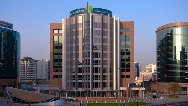 Commercial Bank of Dubai headquarters exterior view