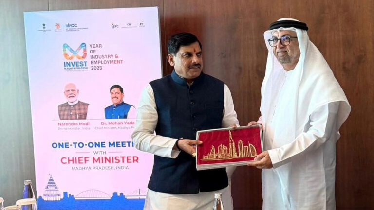 UAE and Madhya Pradesh officials in economic talks