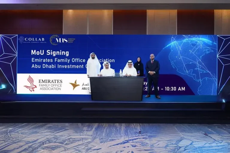 ADIO and EFOA leaders signing partnership agreement