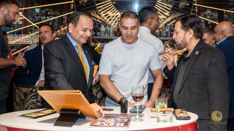 An evening of networking and new opportunities at CEO Clubs Cigar Night in Dubai