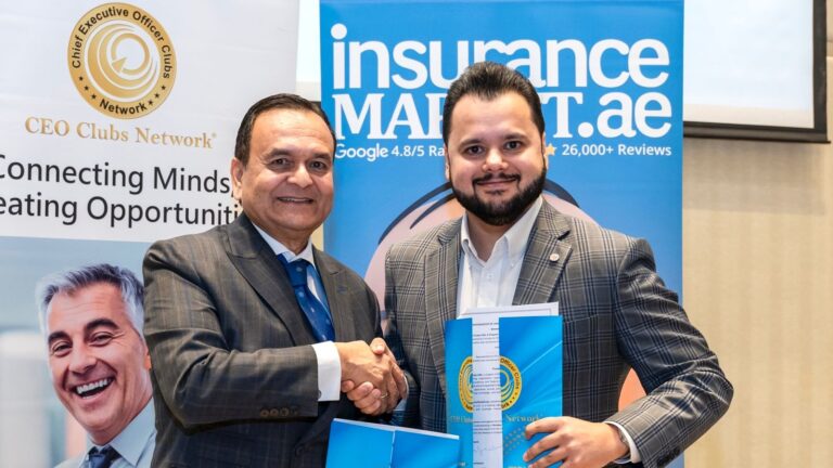 CEO Clubs Network partners with InsuranceMarket.ae to enhance business networking and access to insurance solutions for members.