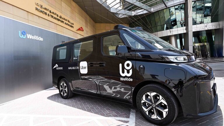 Dubai debuts Robotaxi pilot on the Uber app with WeRide, showcasing the city’s advancement in autonomous transport technology.