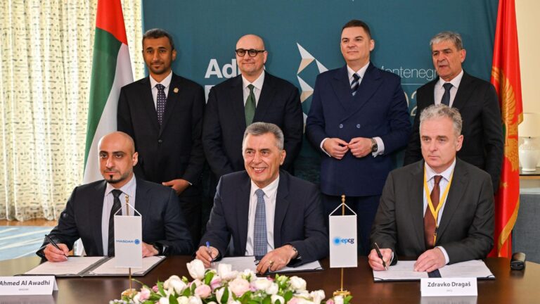 Masdar and EPCG to Form Joint Venture to Boost Montenegro Energy Security Masdar and EPCG to form joint venture to boost Montenegro energy security showing Masdar EPCG joint venture agreement