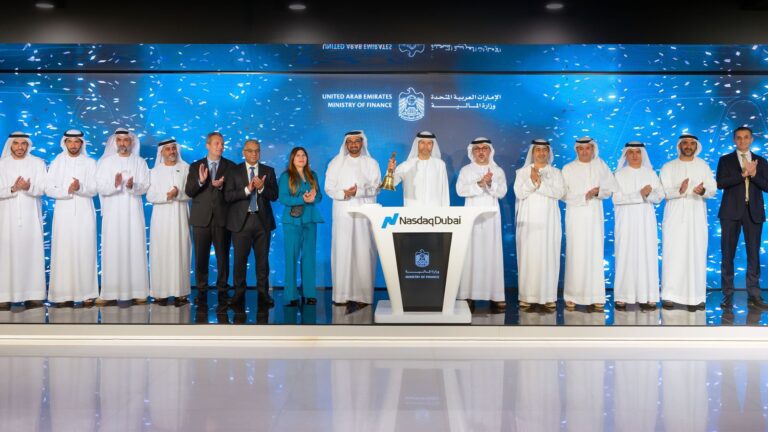 Nasdaq Dubai lists AED 1.1bn Islamic Treasury Sukuk showing Nasdaq Dubai Islamic Treasury Sukuk listing