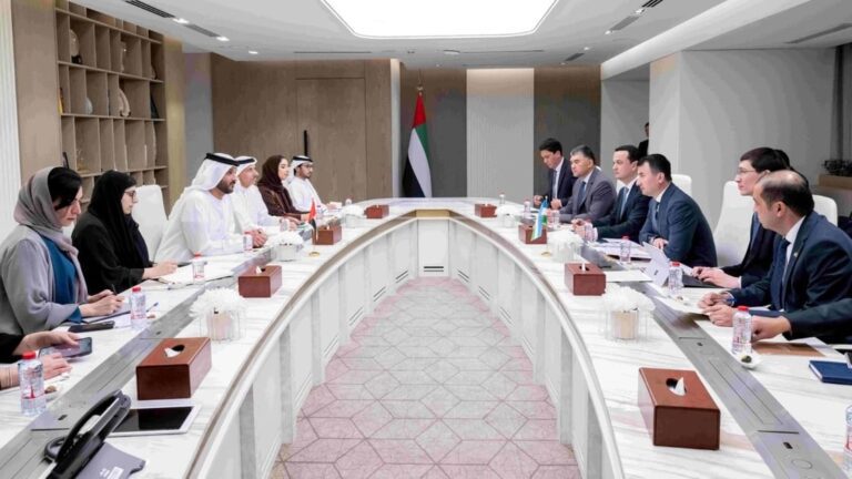 UAE and Uzbekistan discuss strengthening partnerships showing UAE Uzbekistan talks on economic and trade partnerships