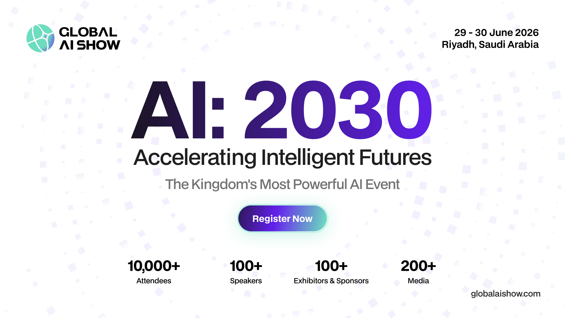 Riyadh global AI summit set for Global AI Show 2026 highlighting Riyadh Global AI Show event