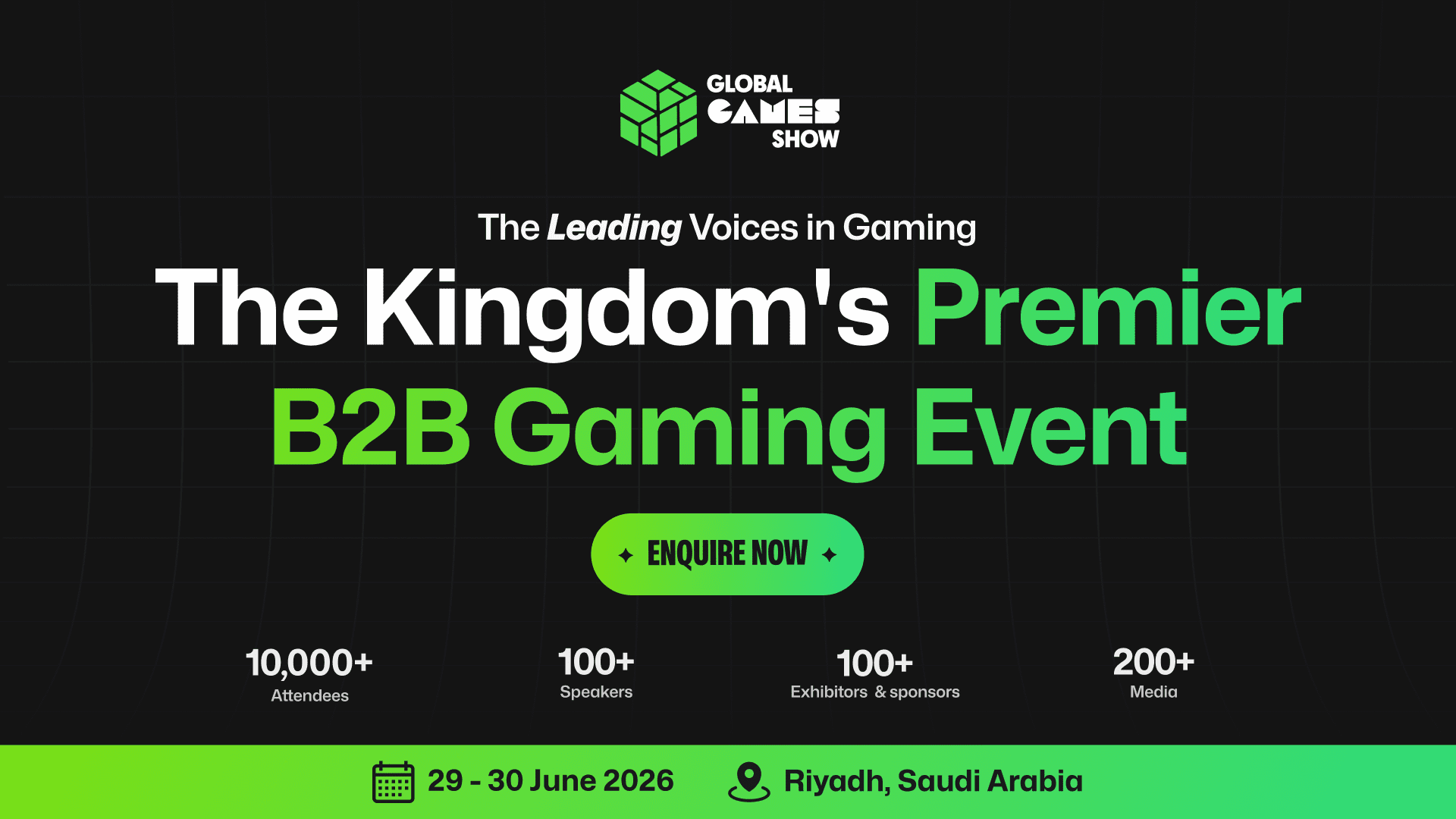 Riyadh welcomes the Global Games Show 2026 highlighting Riyadh Global Games Show event