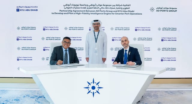 AD Ports And NYU Abu Dhabi Partner To Build AI-Powered Smart Port Operations System